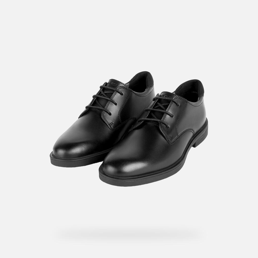 Chaussures Pour Uniforme Garçon J ZHEENO BOY Noir 3/7