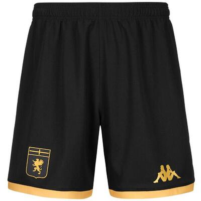 Pantaloncini sportivi da uomo in poliestere riciclato nero da calcio