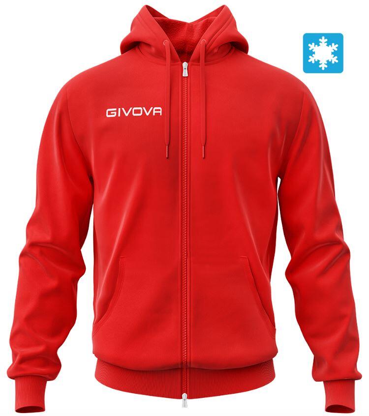 Felpe uomo givova rosso 2/5