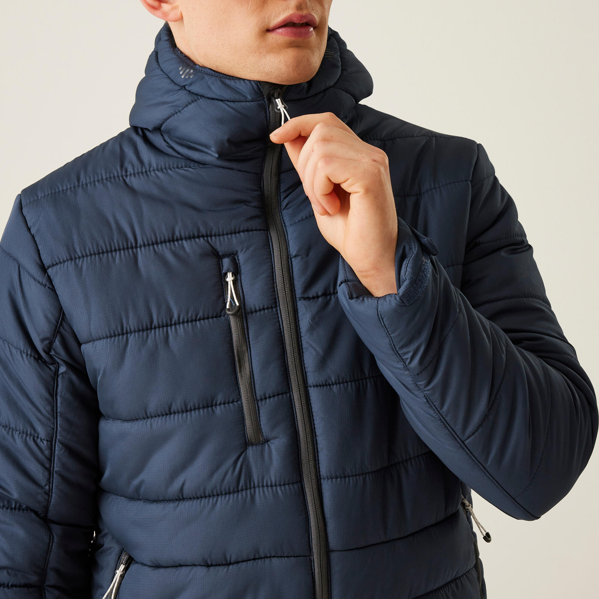 Doudoune Synthétique Randonnée - Nagate Noir Homme 4/6