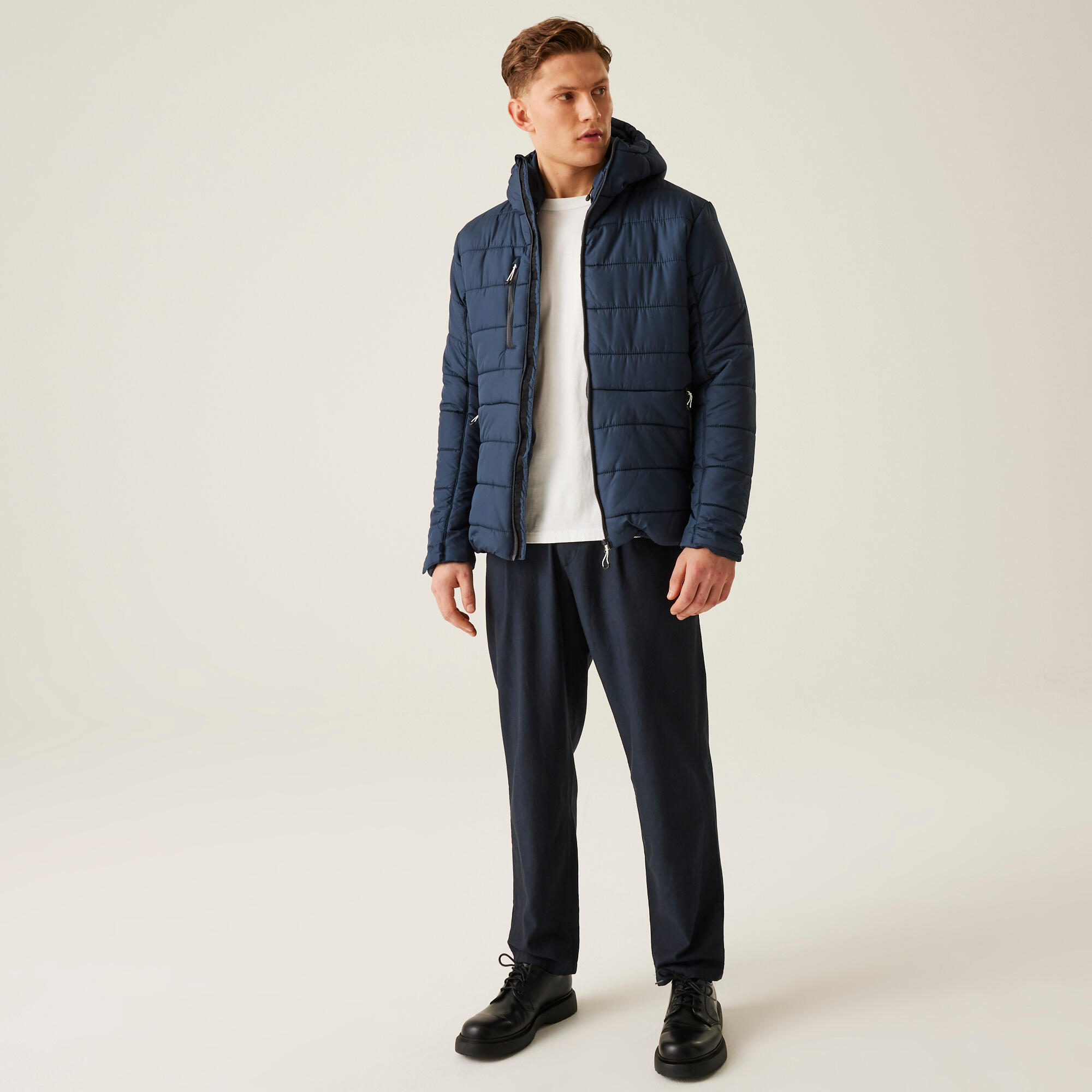 Doudoune Synthétique Randonnée - Nagate Noir Homme 3/6