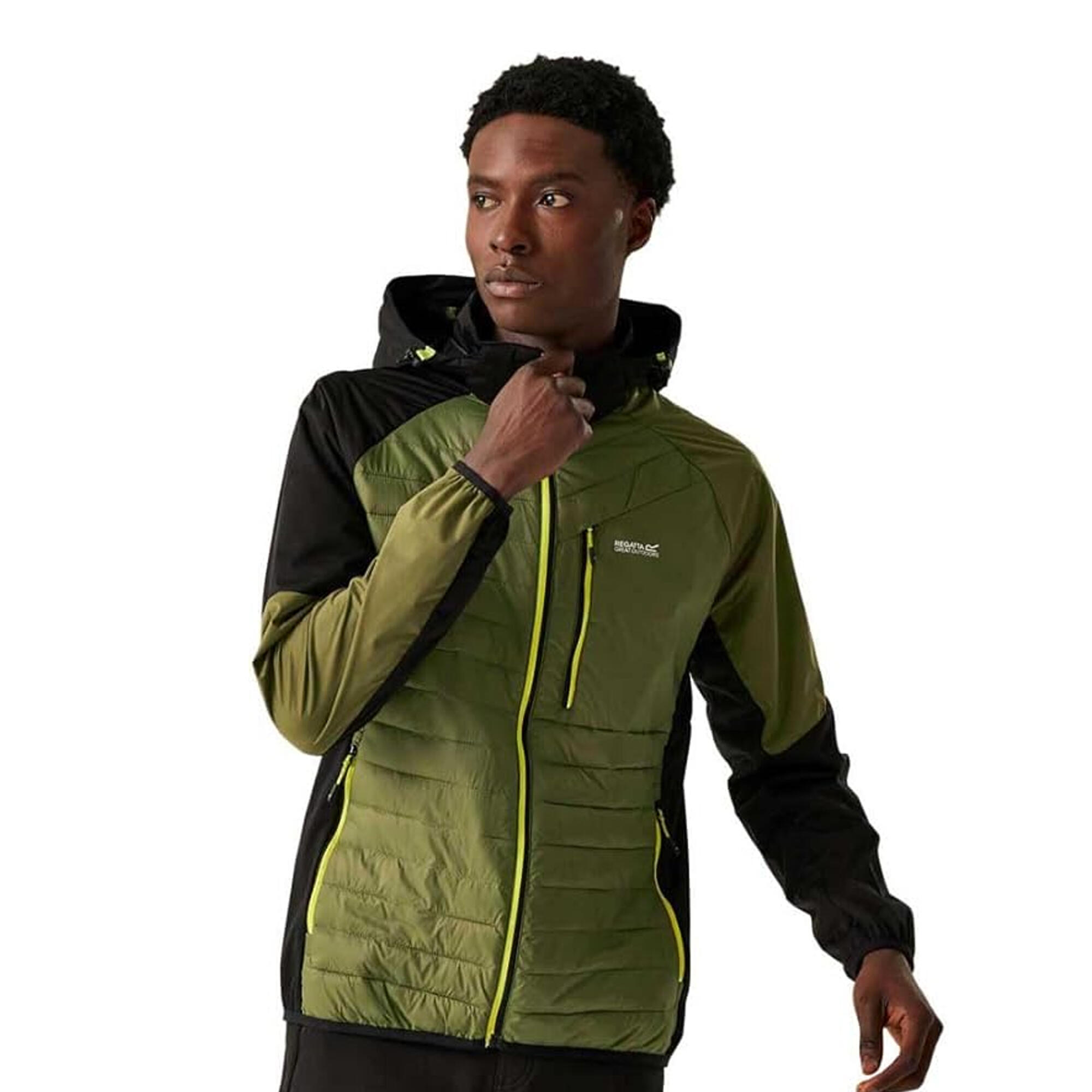 Mens Andreson Pro Hybrid Jacket (Nephrite Green/Black) 4/5