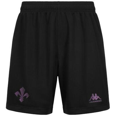 pantaloncini da uomo in poliestere nero da fitness
