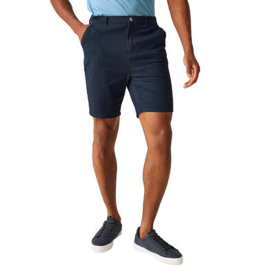 Heren sabden chino korte broek (koronet blauw)