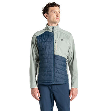 Veste Hybride MOUNTAINEER Homme (Vert Nénuphar / Denim Sombre)