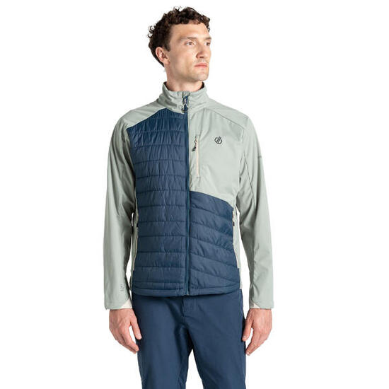 Veste Hybride MOUNTAINEER Homme (Vert Nénuphar / Denim Sombre)