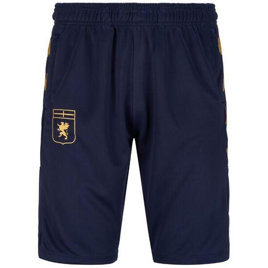 Pantaloncini sportivi da uomo in poliestere blu da calcio