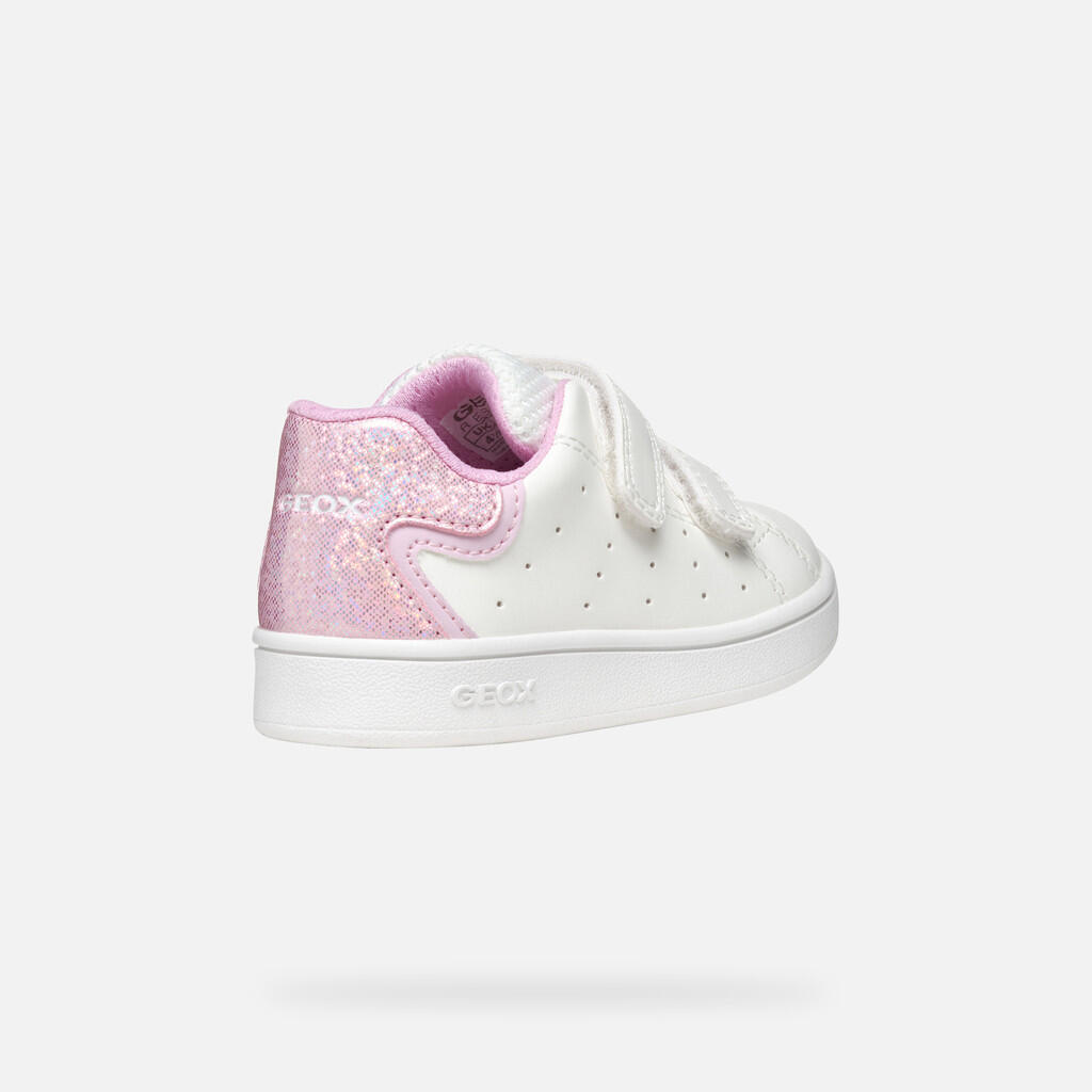 Baskets Bébé Fille ECLYPER BABY GIRL Blanc/Rose 6/7