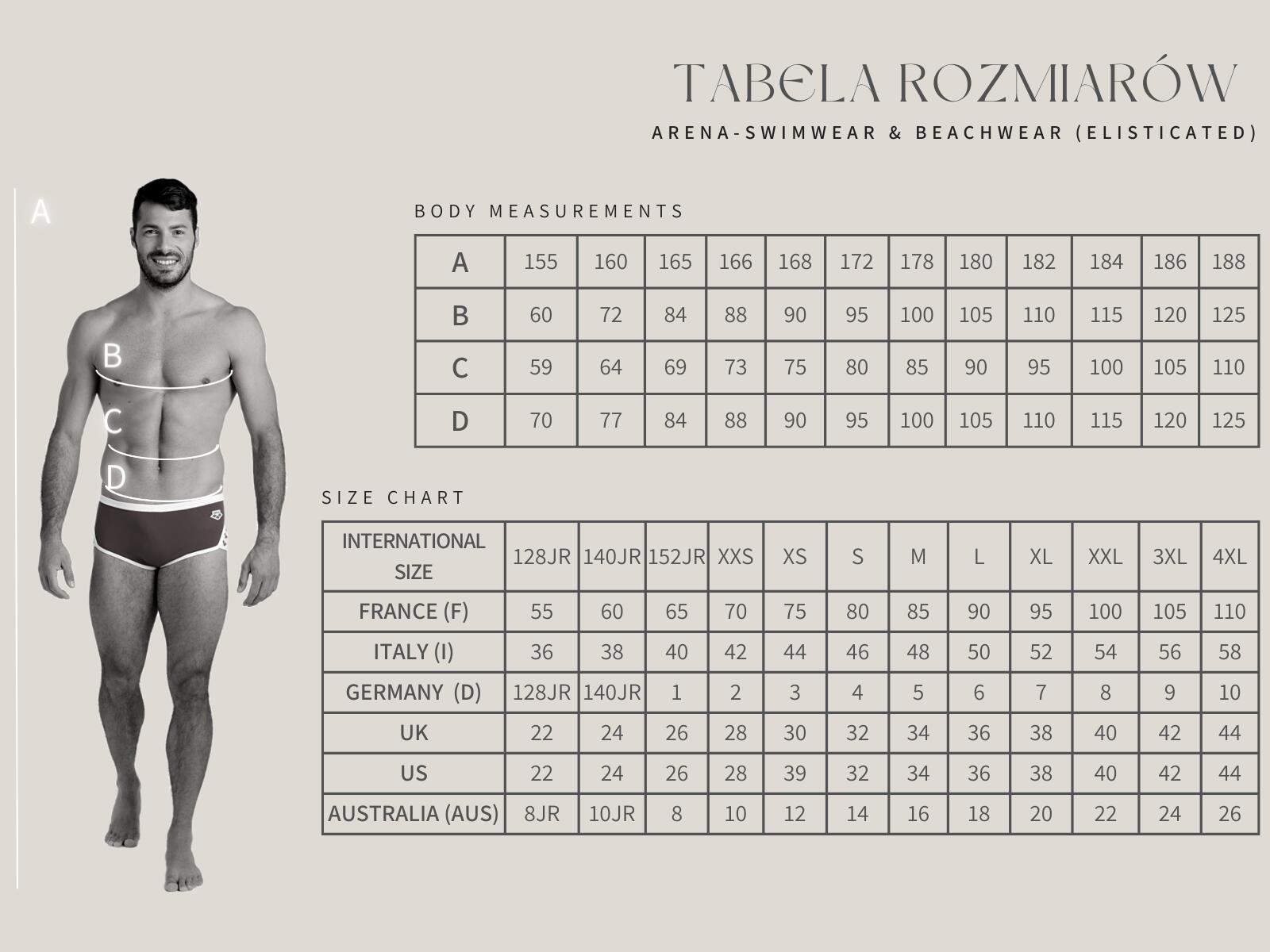 Costume da bagno Arena Basic Nero Uomo 7/7