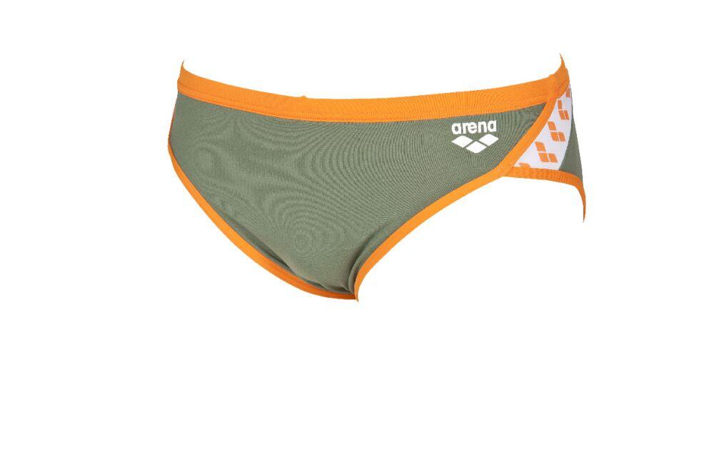 Kąpielówki slipy męskie na basen Arena Team Stripe Brief 5/7