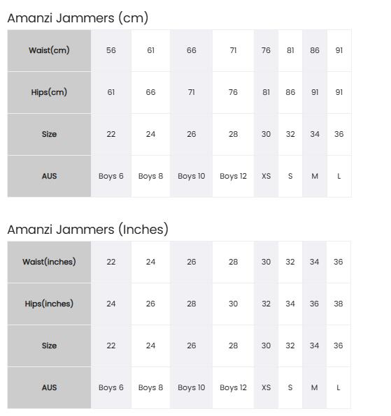 Calções de banho AMANZI Spirit Jammers - Tamanho 22 (AUS B06) 6/6