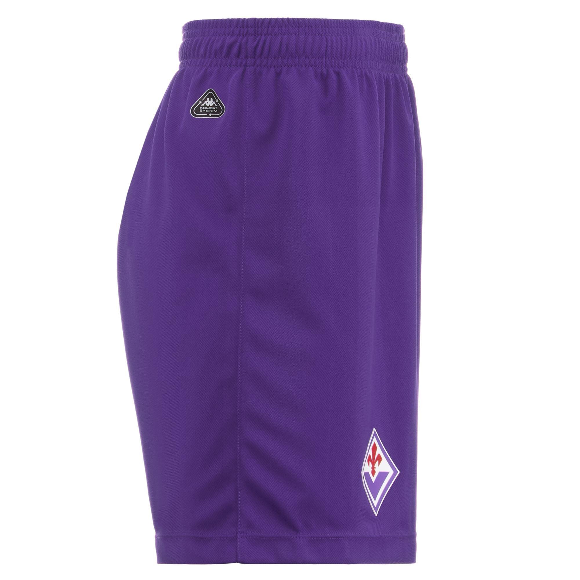 pantaloncini da bambino in poliestere viola da allenamento 7/7