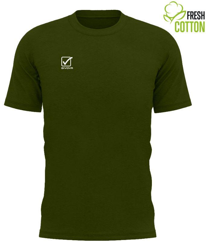 Camiseta Masculina Givova Verde Militar 3XL - Algodão de Alta Qualidade 4/5