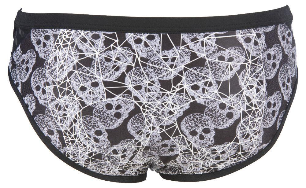 Kąpielówki slipy męskie na basen Arena Crazy Pop Skulls Brief 2/5