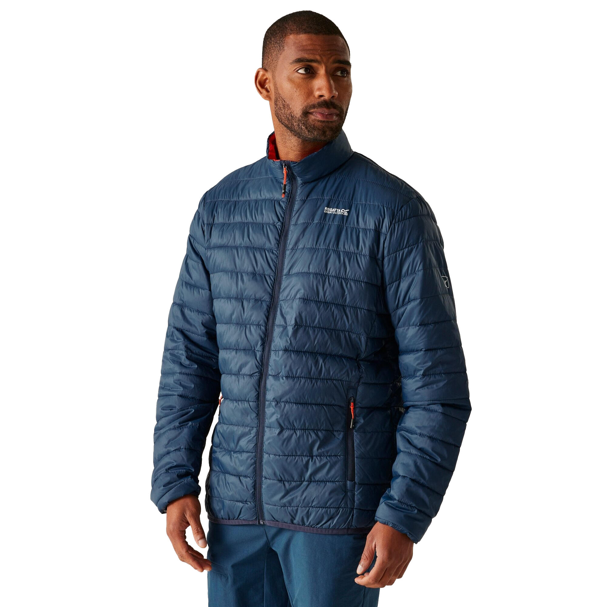 Giacca Isolante Uomo Regatta Hillpack II Moonlight Denim Tango Mandarino 4/5