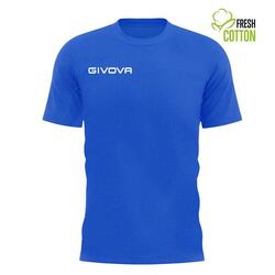 T-shirt Givova en coton 3XL - Bleu royal frais