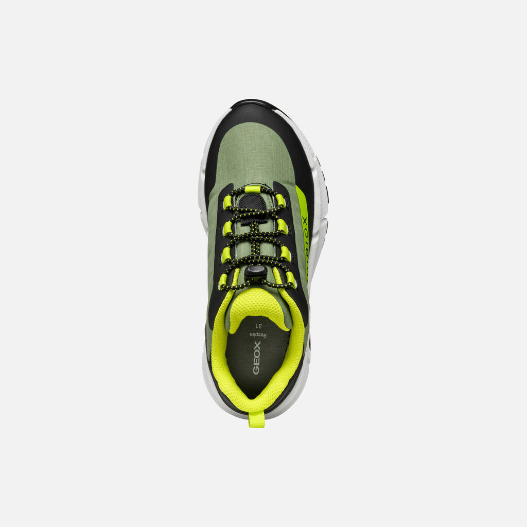 Baskets Garçon J FLEXYPER PLUS BOY Vert 7/7