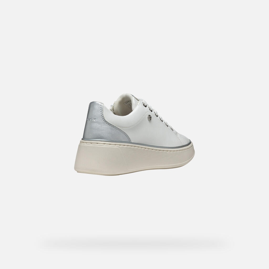 Baskets Femme D SUNNETTY Blanc/Argent 7/7