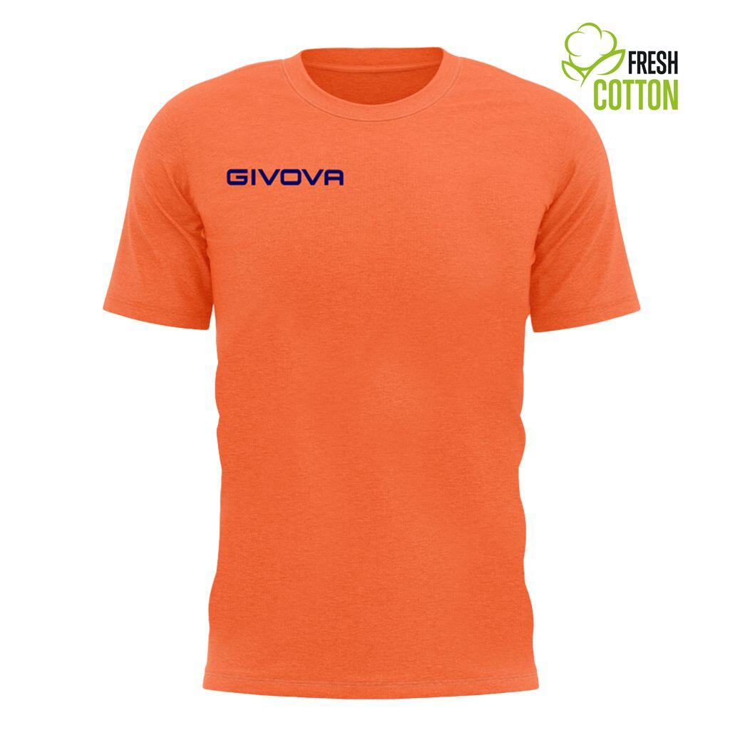 GIVOVA Camiseta de Algodão Givova Laranja Fluo 4XL Unisex