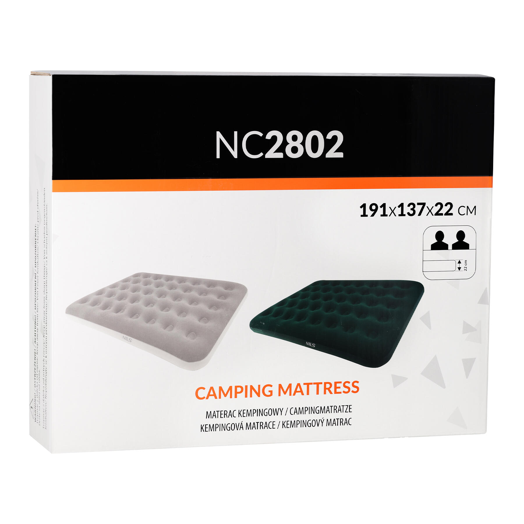 Matelas de camping gonflable 191X137X22 CM NC2802 NILS CAMP 7/7