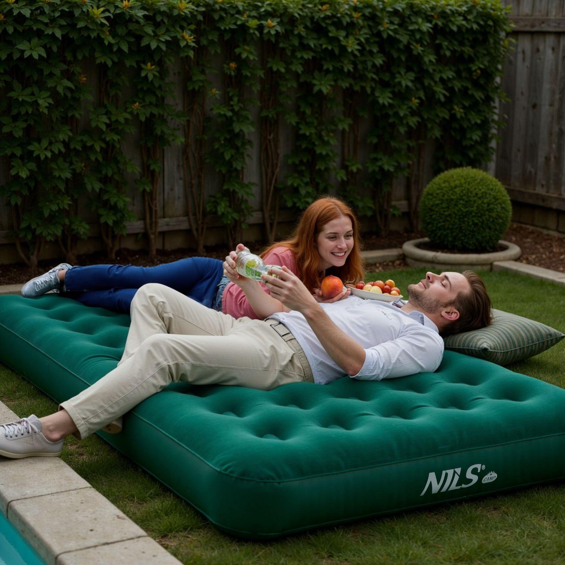Matelas de camping gonflable 191X137X22 CM NC2802 NILS CAMP 2/7