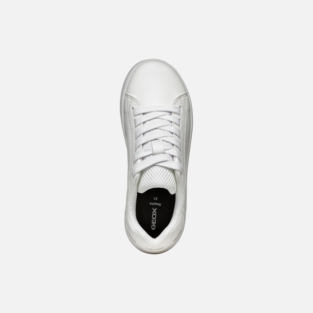 Baskets Garçon ECLYPER BOY Blanc 7/7