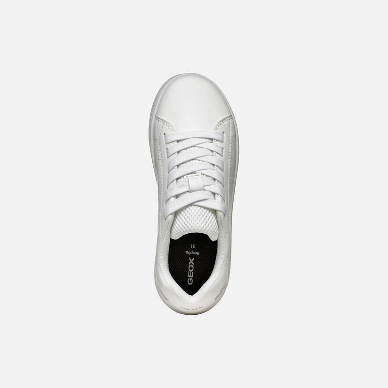 Zapatillas Casual Unisex Geox Eclyper Blanco Transpirables-J55LSB