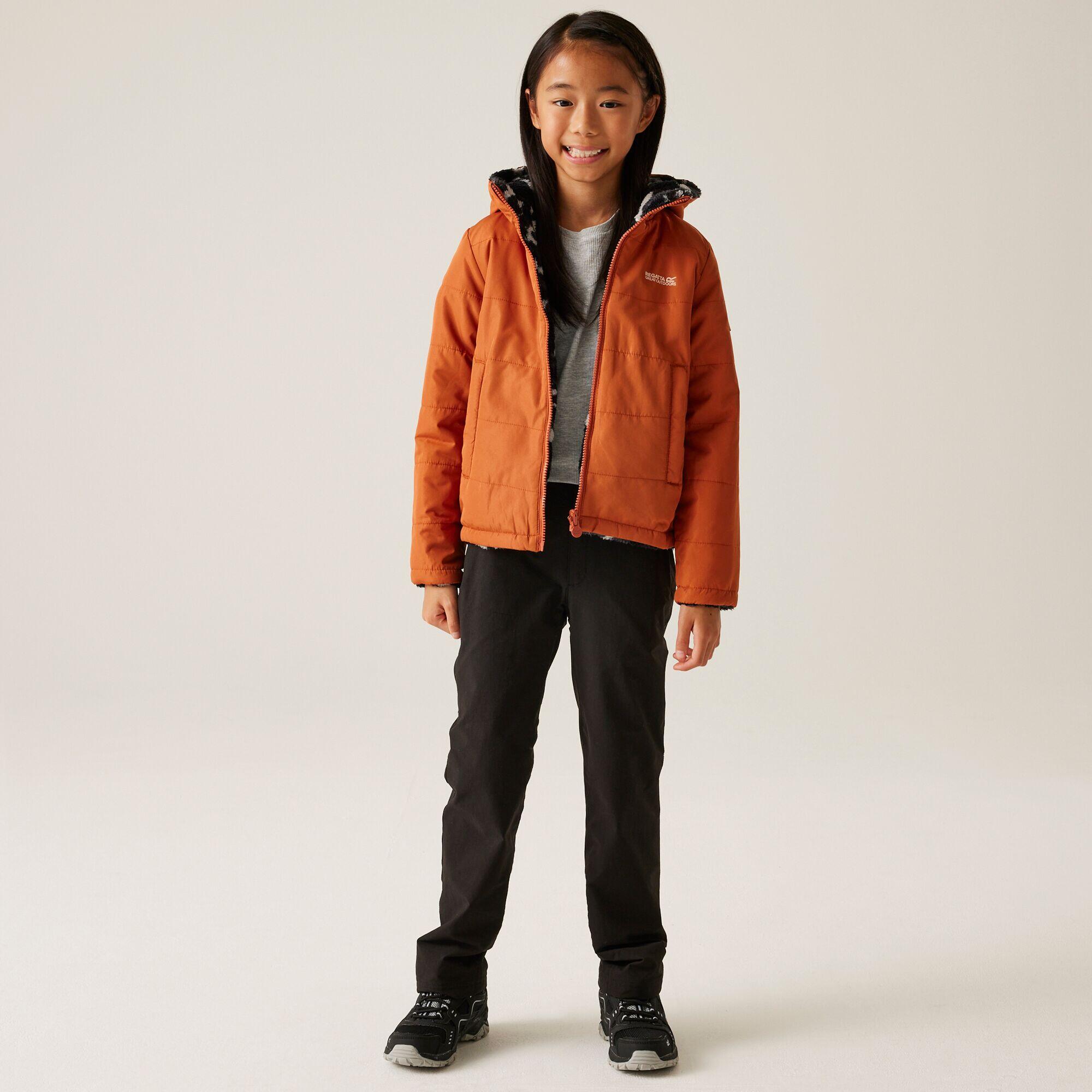 Kyrell Kids Reversable Water Repellent Baffled Jacket 3/7