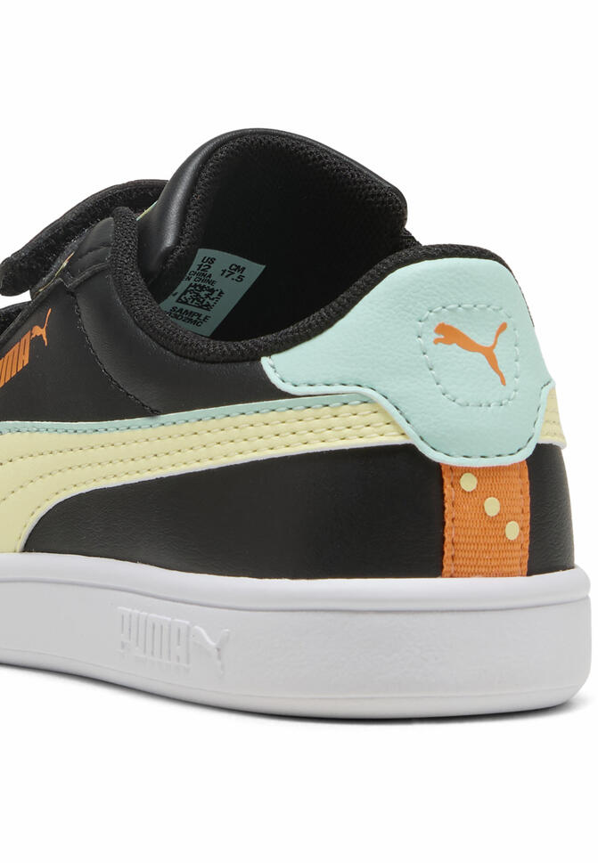 Dziecięce sneakersy Smash 3.0 Playdate PUMA Black Gold Moon Yellow