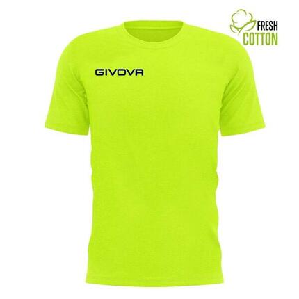 T-shirt uomo givova giallo fluo