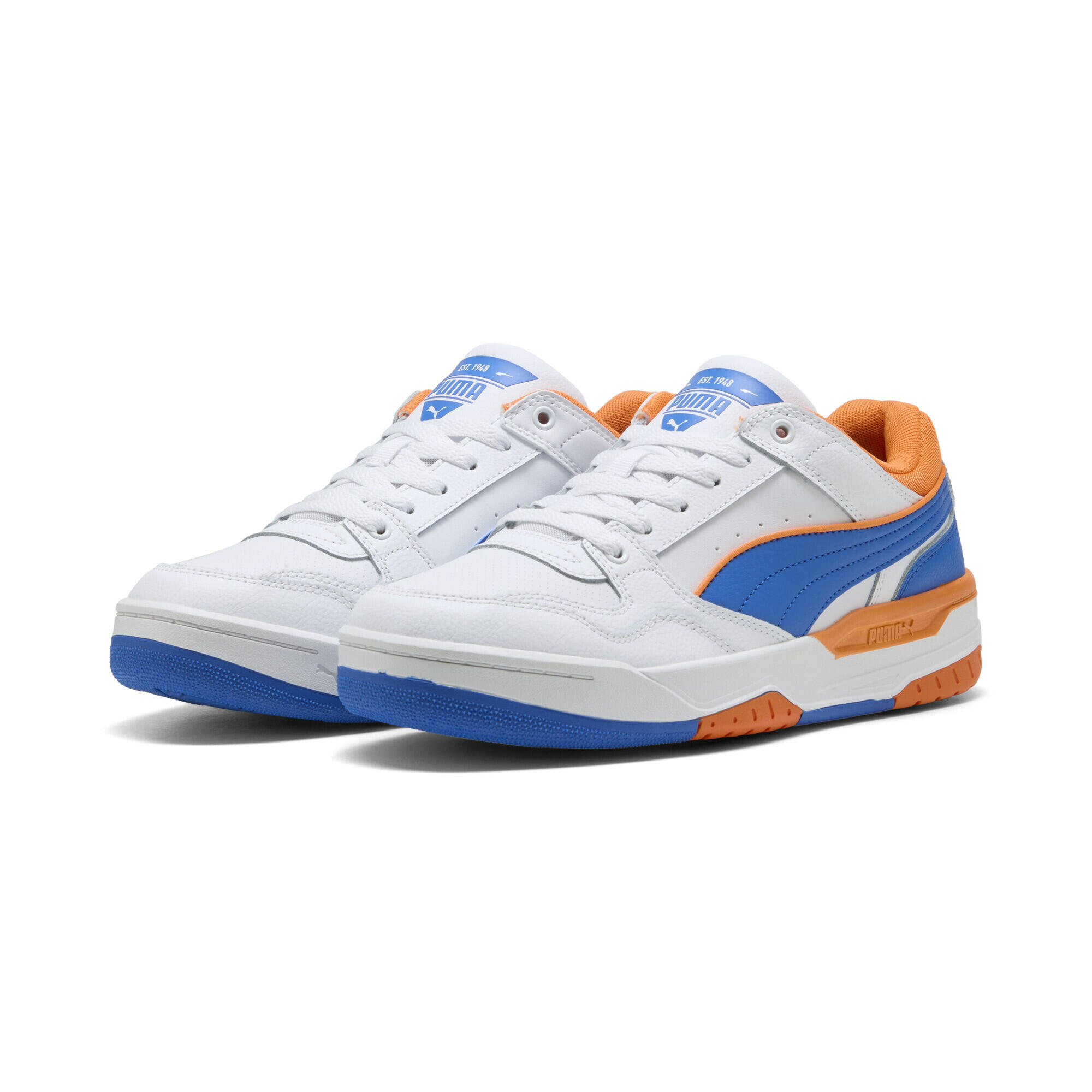 Puma - Sneakers Rebound Retro Unisexe Puma - Baskets - Blanc|bleu|jaune|orange - Decathlon