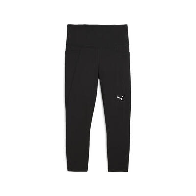 Essentials capri-trainingslegging met hoge taille voor dames puma black
