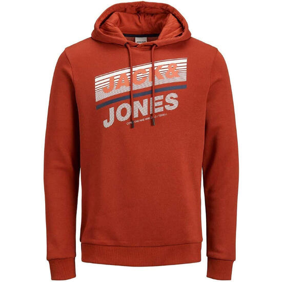 Jack & Jones M Męska bluza z kapturem - Miękka bawełna, Casual Fit