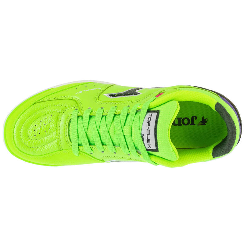 Încălțăminte de fotbal bărbați Joma Top Flex IN verde fosforescent