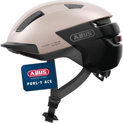 Abus purl-y ace helm champagne gold voor volwassenen l 57-61 cm