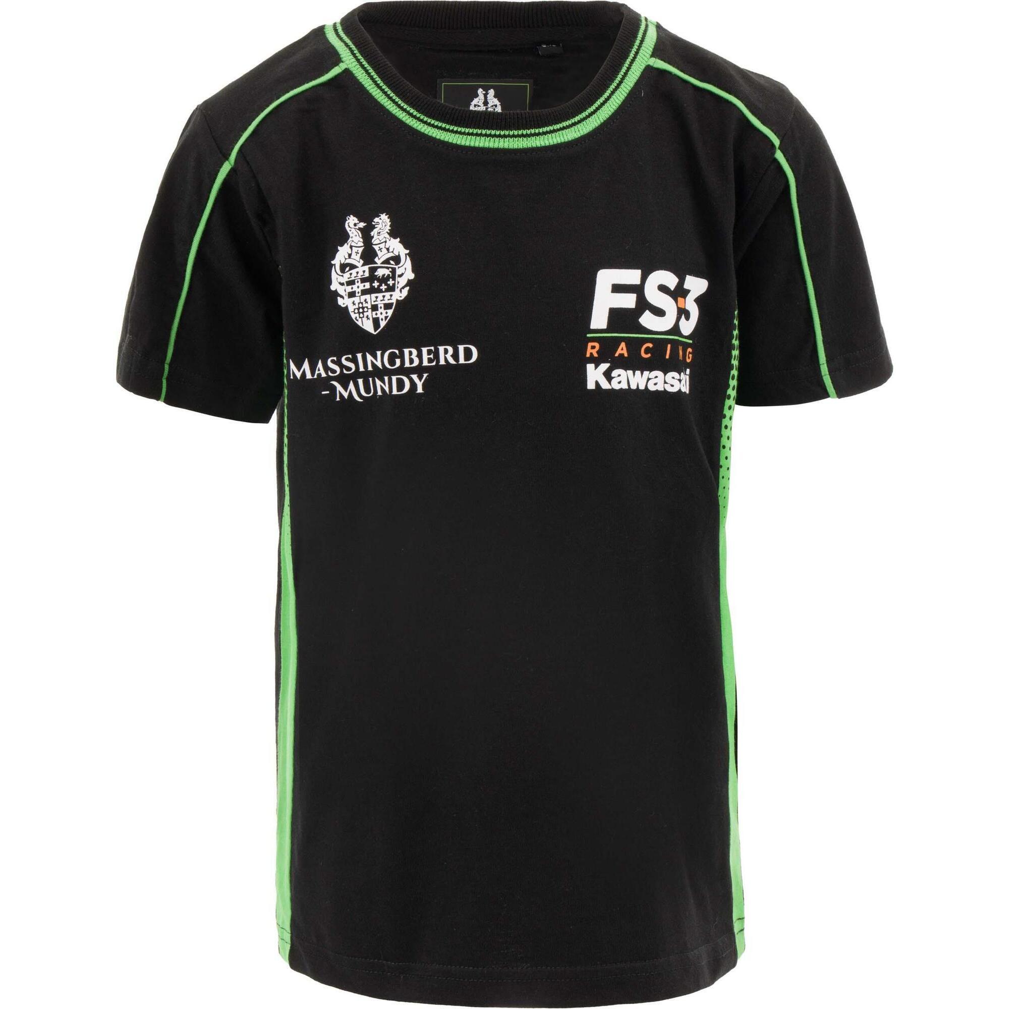 Kawasaki - T-shirt Kawasaki Junior 152-158 - Coton Doux Pour Enfants - Chemise Manches Courtes - Multicolore|vert - Decathlon