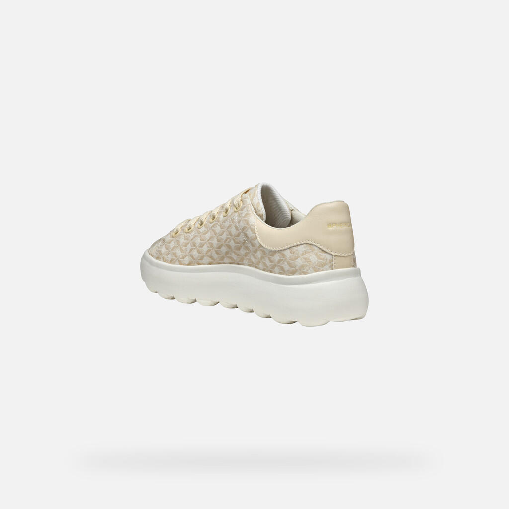 Baskets Femme D SPHERICA EC4.1 Blanc Cassé 4/7