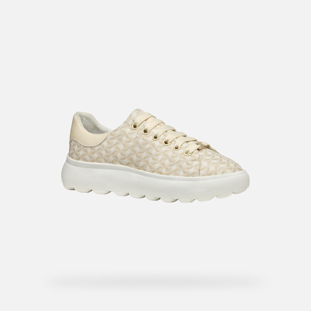 Baskets Femme D SPHERICA EC4.1 Blanc Cassé 3/7