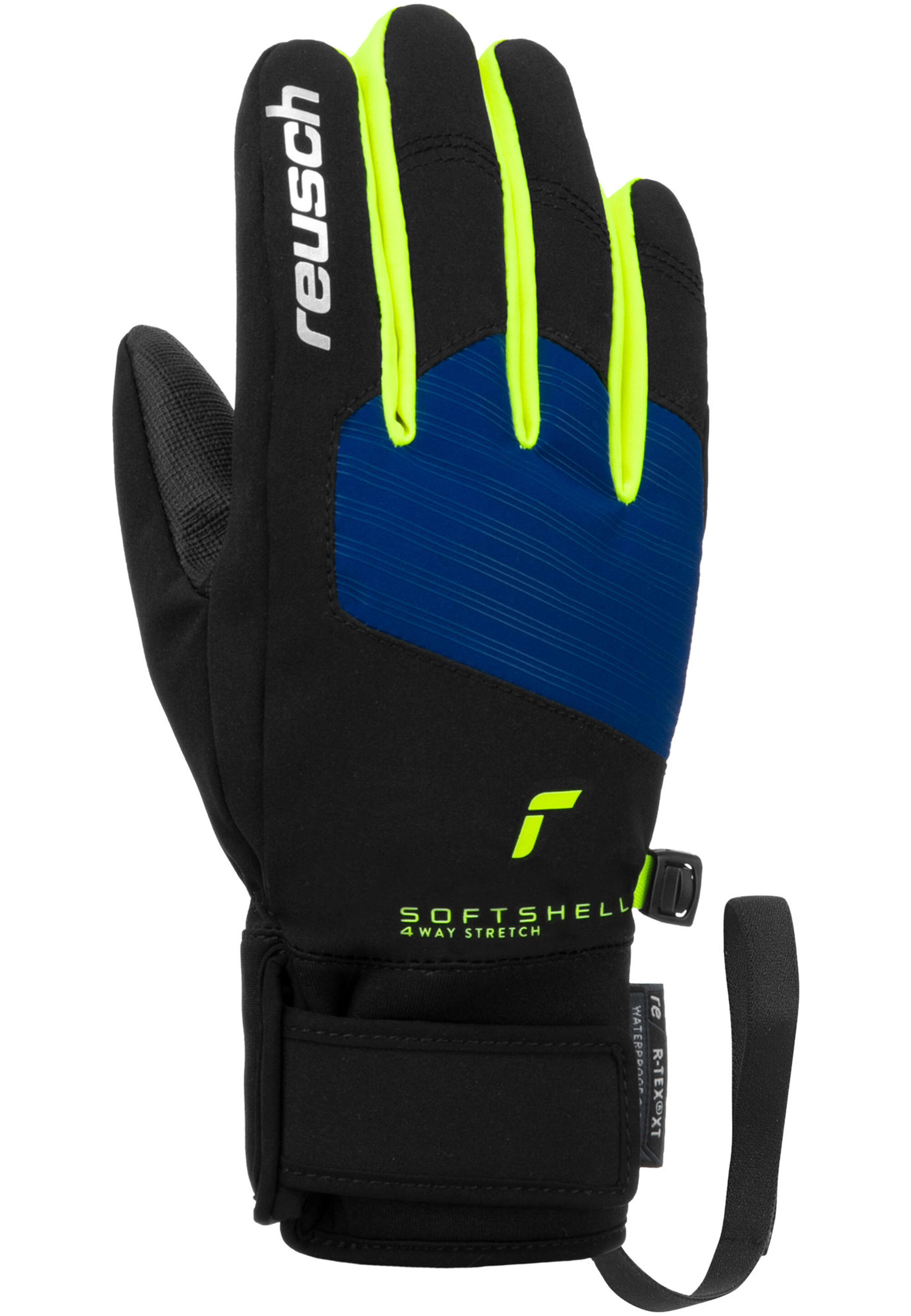 REUSCH SIMON R-TEX XT BLACK/SURF THE WEB/YELLOW JR GANTS 2024 2/6
