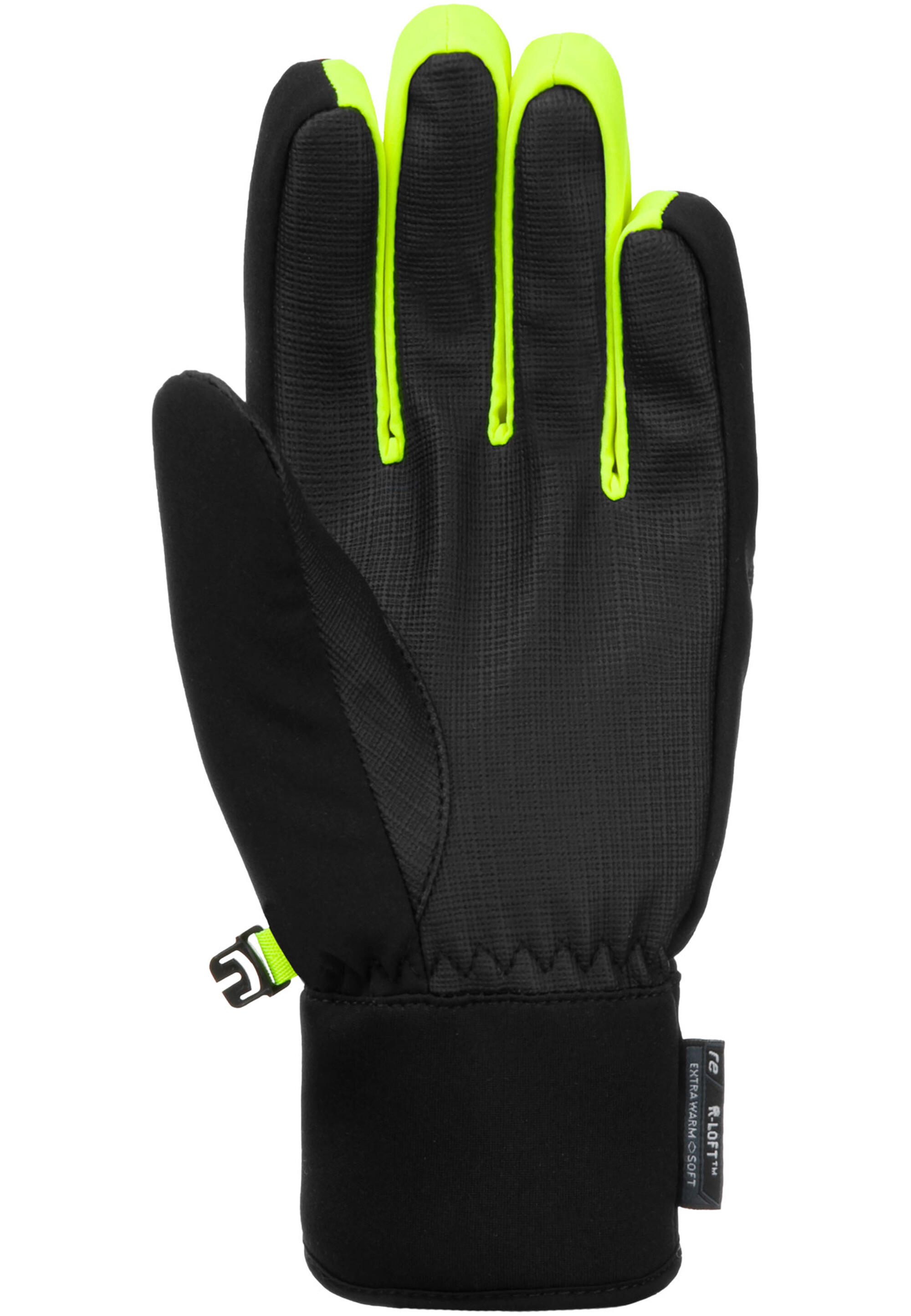 REUSCH SIMON R-TEX XT BLACK/SURF THE WEB/YELLOW JR GANTS 2024 3/6