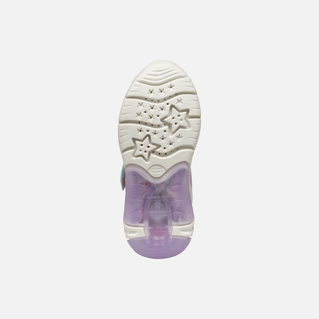 Baskets Fille FADINLIGHT JUNIOR Bleu Eau/Lilas 7/7