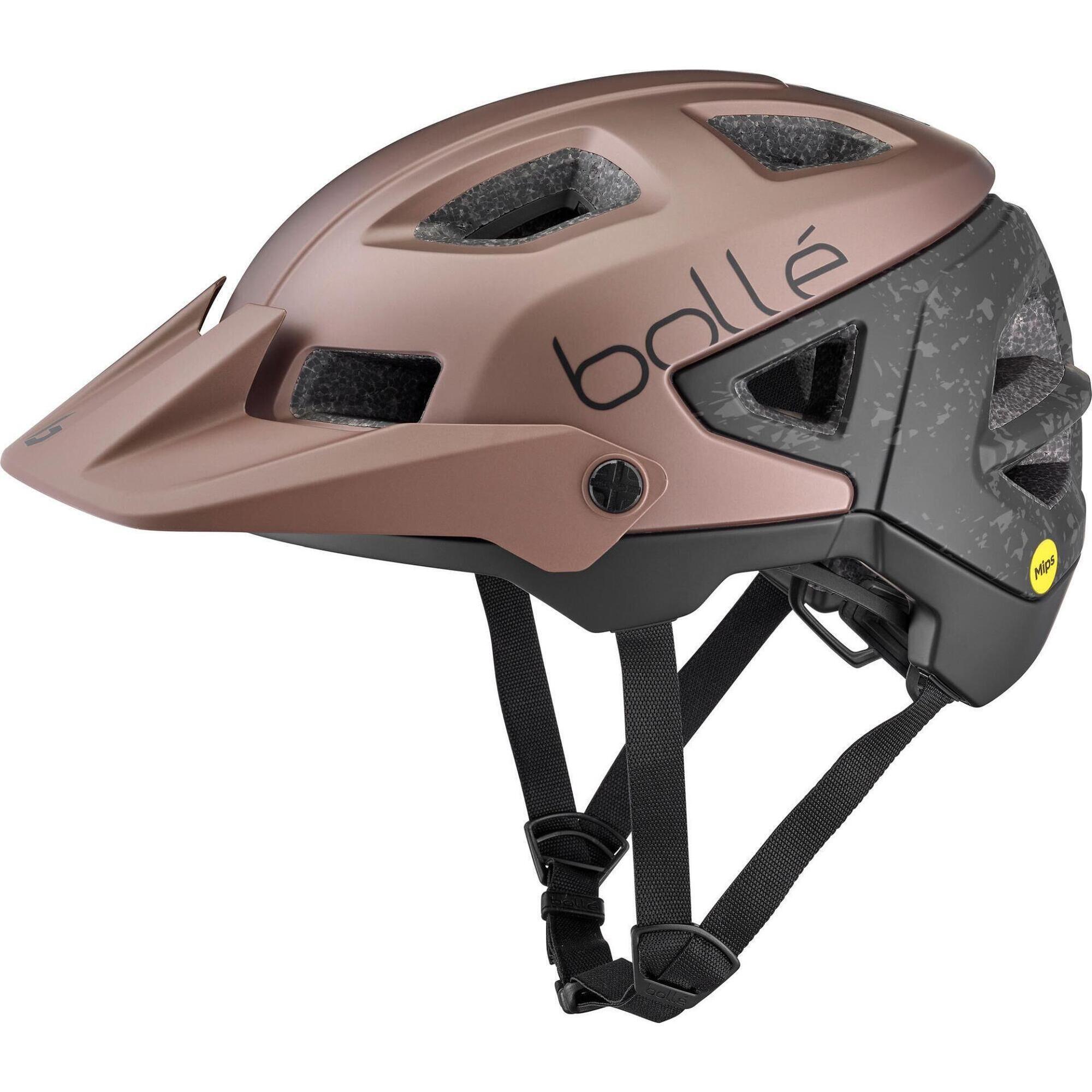 Bollé - Casque Vtt « Trackdown Mips », Tungstène Mat - Casque - Marron - 40 M - Decathlon