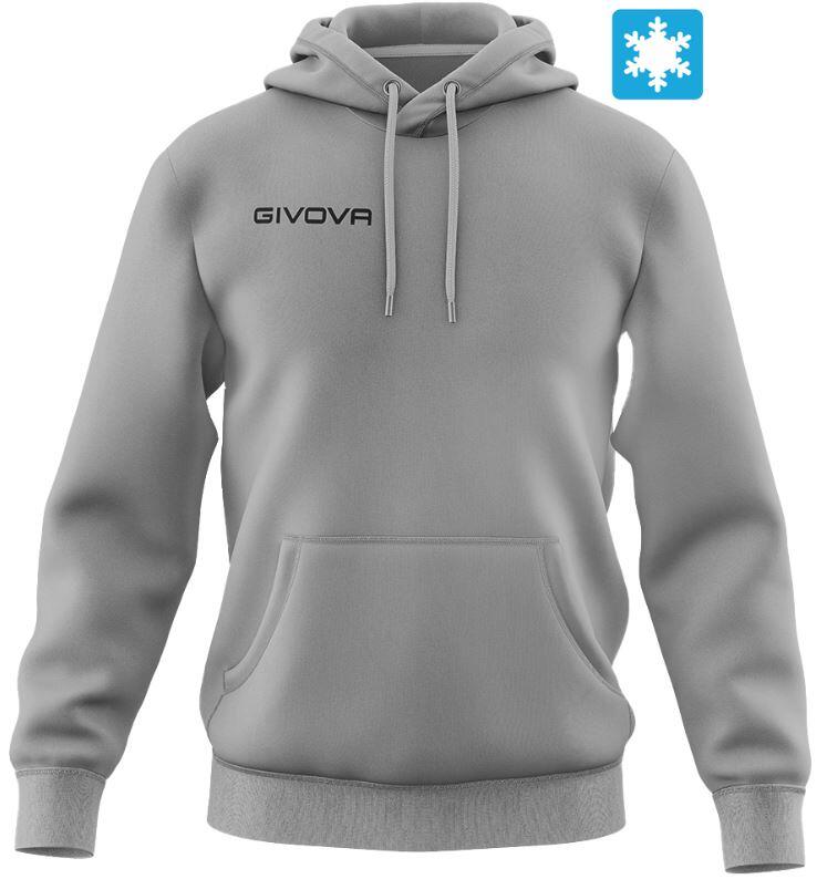 Givova Sweatshirt en Coton Gris 2XL - Confort et Style 2/5
