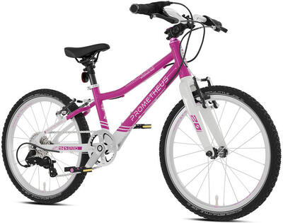 Kinderenfiets 20 inch vanaf 6 jaar superlicht 7-versnellingen fiets in roze