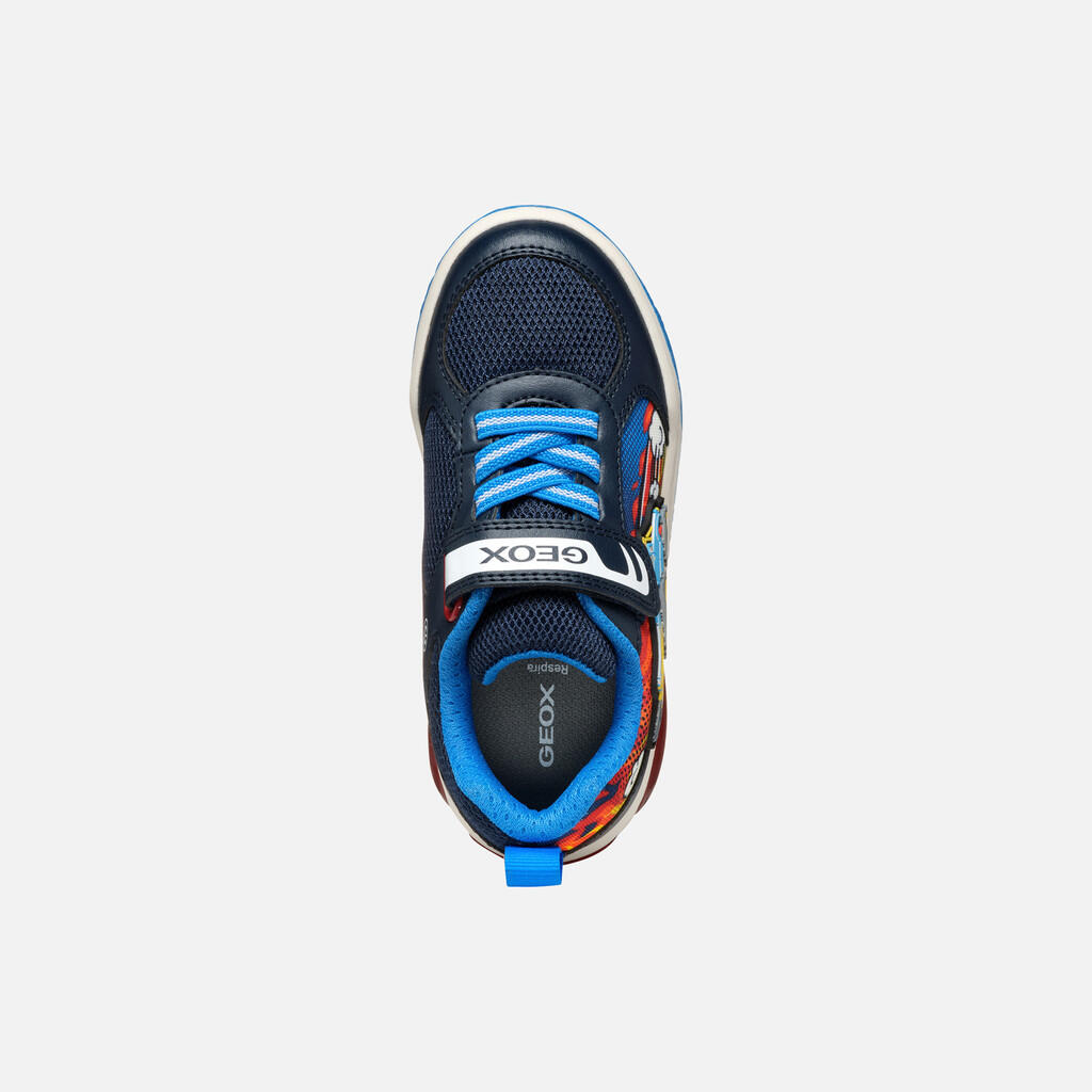 Baskets Garçon J INEK BOY Bleu Marine/Bleu Clair 7/7