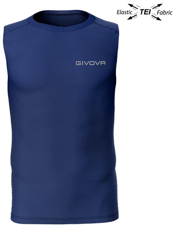 Elastisches Tanktop Givova Technival Corpus 1 Blau Marine 2/5