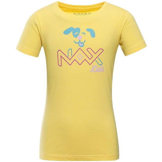 Koszulka dziecięca Nax Lievro 92-98 z miękkiej bawełny