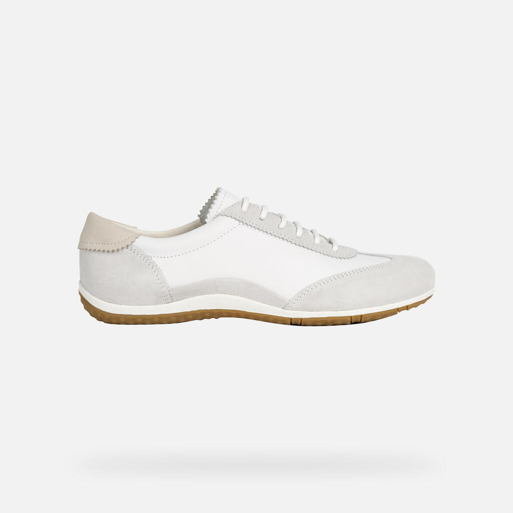 Baskets Femme D VEGA Blanc Cassé/Bleu Glacier 2/7