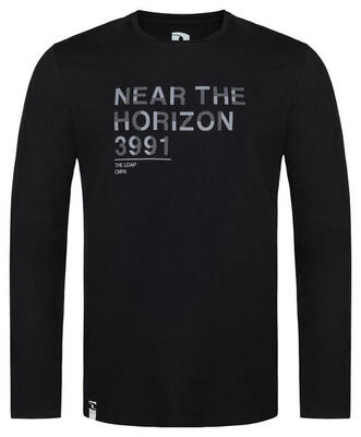 LOAP Alfons Herren Langarm-T-Shirt Schwarz S