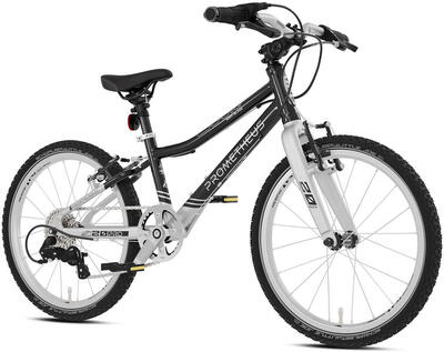 Kinderenfiets 20 inch vanaf 6 jaar. superlicht. 7 versnellingen. zwart en zilver